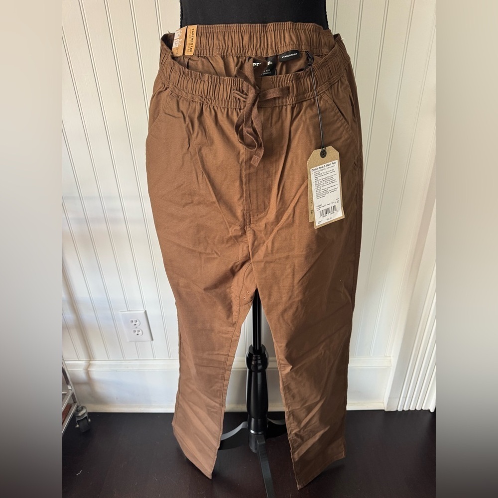 NWT Prana Double Peak E-Waist Pants~Shire Brown~Medium - Picture 2 of 6
